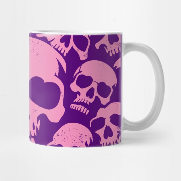 skulls love heart by ArtStopCreative